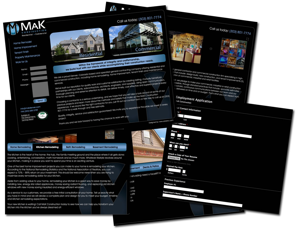 Mak Construction Storybrand Certified Guide Marketing Website