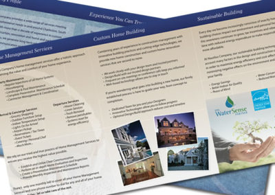 nautilus brochure graphic design