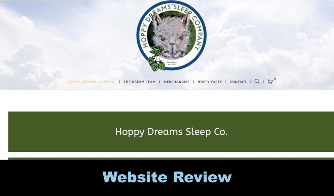 Website Review of The Hoppy Dreams Sleep Co.