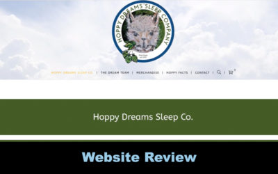 Website Review of The Hoppy Dreams Sleep Co.