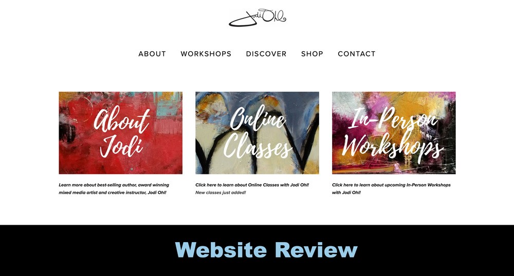 storybrand certified guide website review for artist jodi ohl